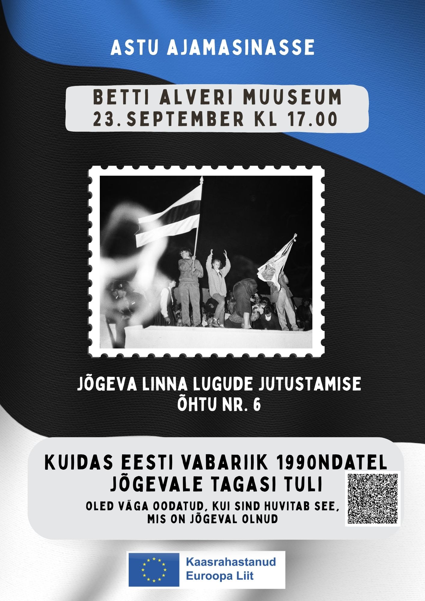 Jõgeva linna lugude jutustamise õhtu 23. septembril kell 17